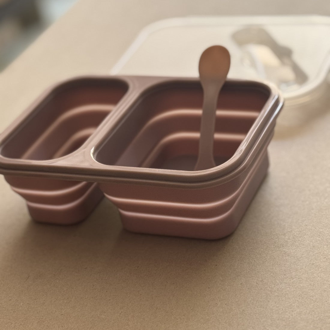 Φαγητοδοχείο με πιρούνι και κουτάλι "Velvet Rose " 950ml