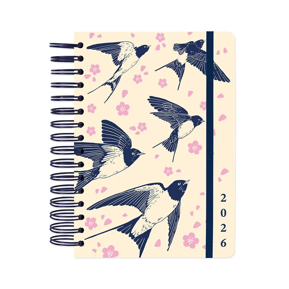 Ημερολόγιο ημερήσιο 2026, σπιράλ 17,5x21,5εκ. - Muse Wabi Sabi