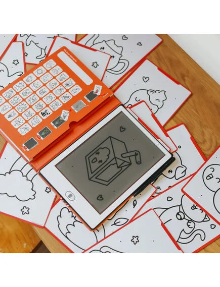 Tablet ζωγραφικής με οθόνη LCD (30 κάρτες)- Kawai