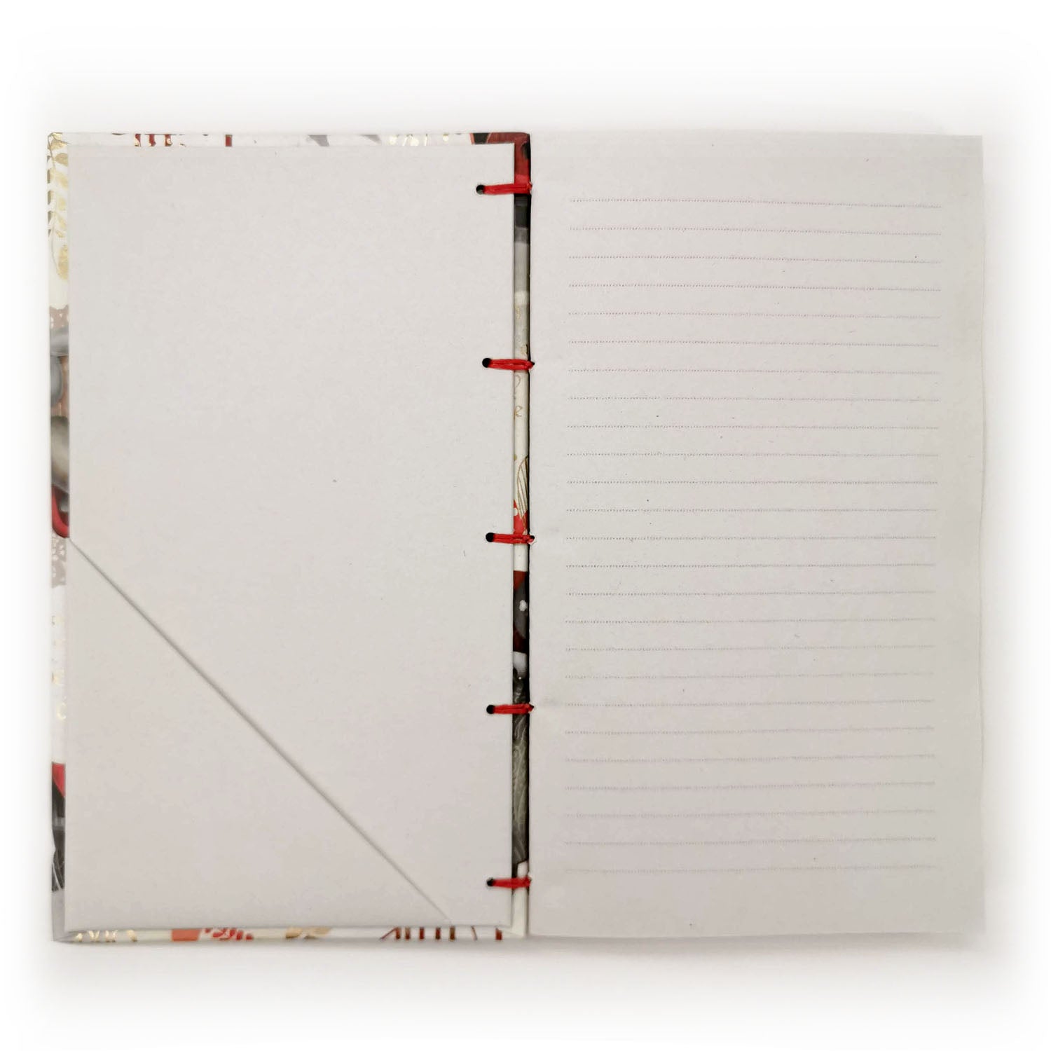 Χειροποίητo Σημειωματάριo με Βυζαντινή Βιβλιοδεσία - Κοκκινοσκουφίτσα