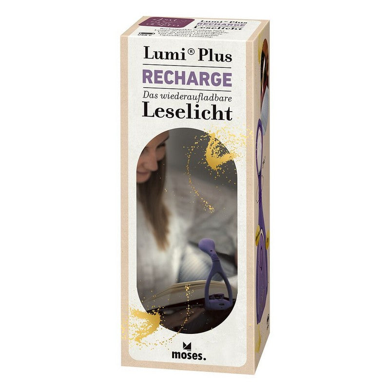 Φωτάκι ανάγνωσης lumi plus recharge light purple