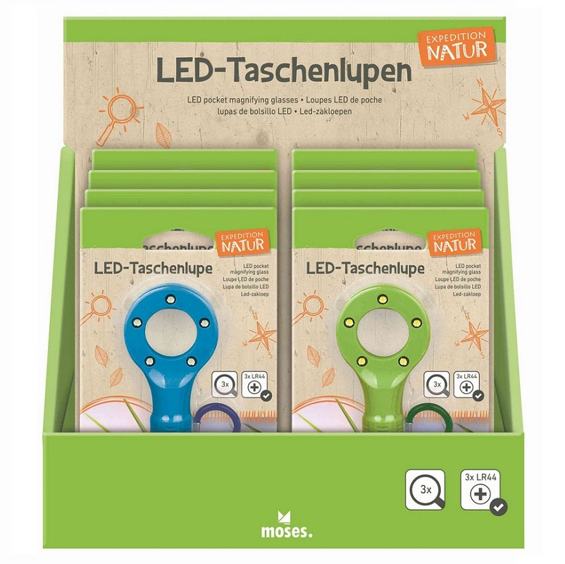 Μεγεθυντικός φακός-μπρελόκ με φως led