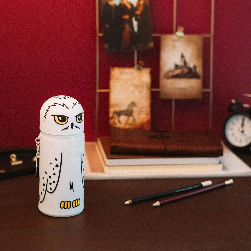 3D κασετίνα κύλινδρος 17εκ. Harry Potter Hedwig