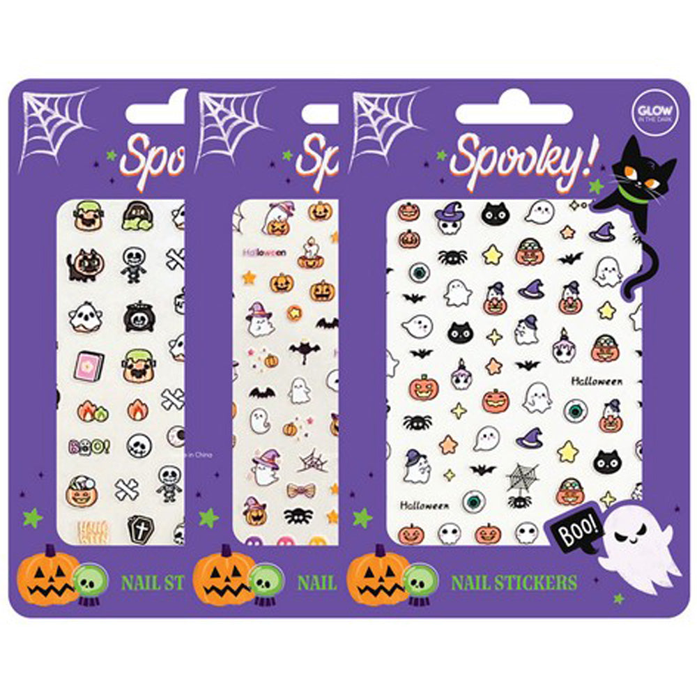 Halloween αυτοκόλλητα νυχιών