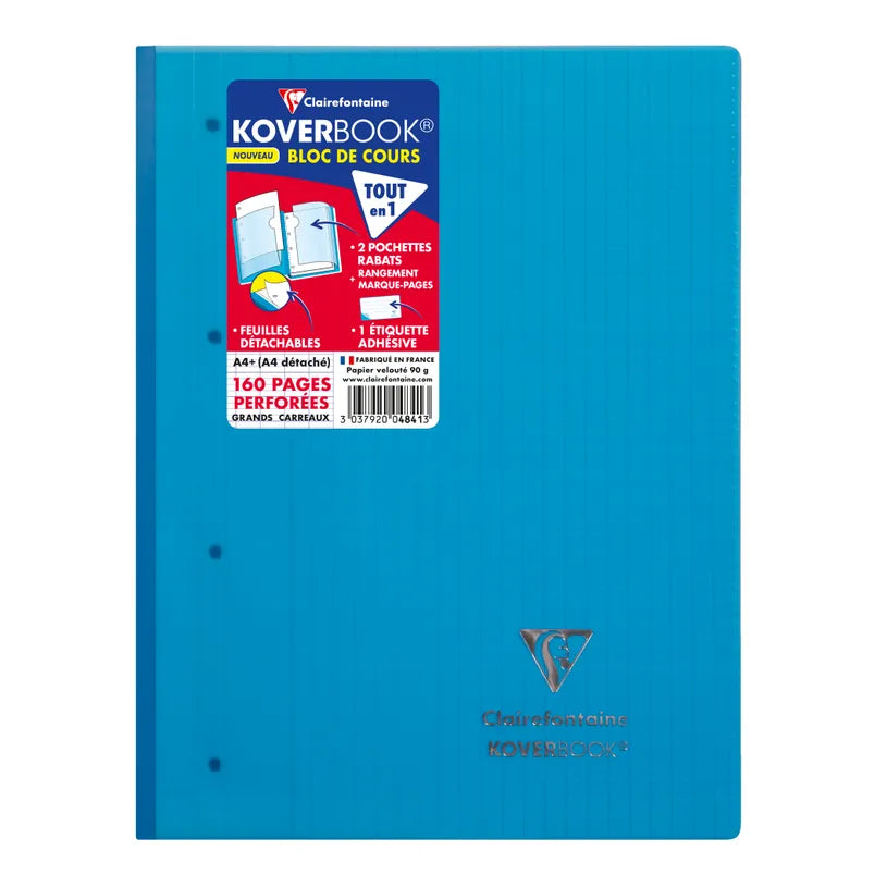 Τετράδιο σπιράλ Koverbook ριγέ 17x22εκ. (80φ.)