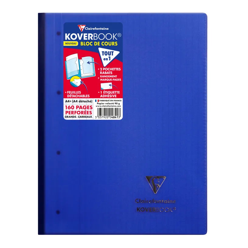 Τετράδιο σπιράλ Koverbook ριγέ 17x22εκ. (80φ.)