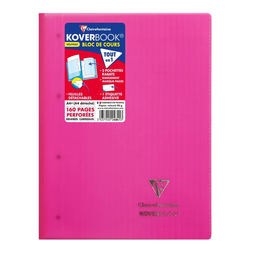 Τετράδιο σπιράλ Koverbook ριγέ 17x22εκ. (80φ.)