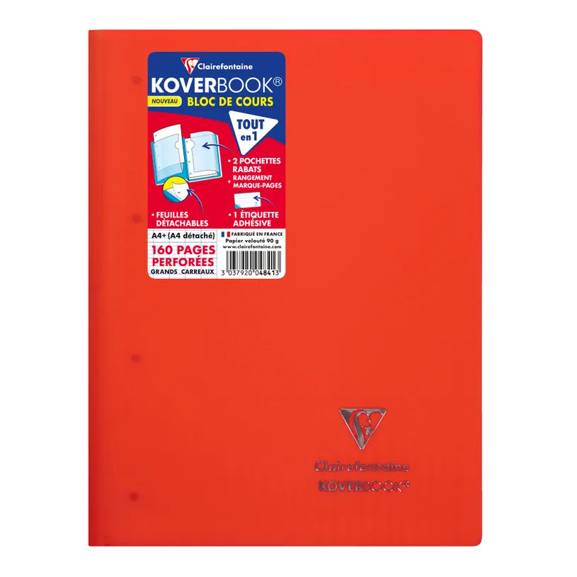 Τετράδιο σπιράλ Koverbook ριγέ 17x22εκ. (80φ.)