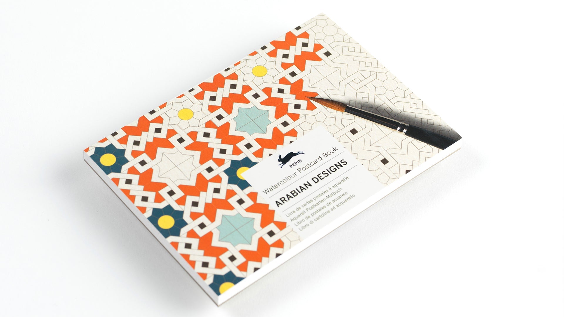 Watercolour Postcard Book - Arabian Designs