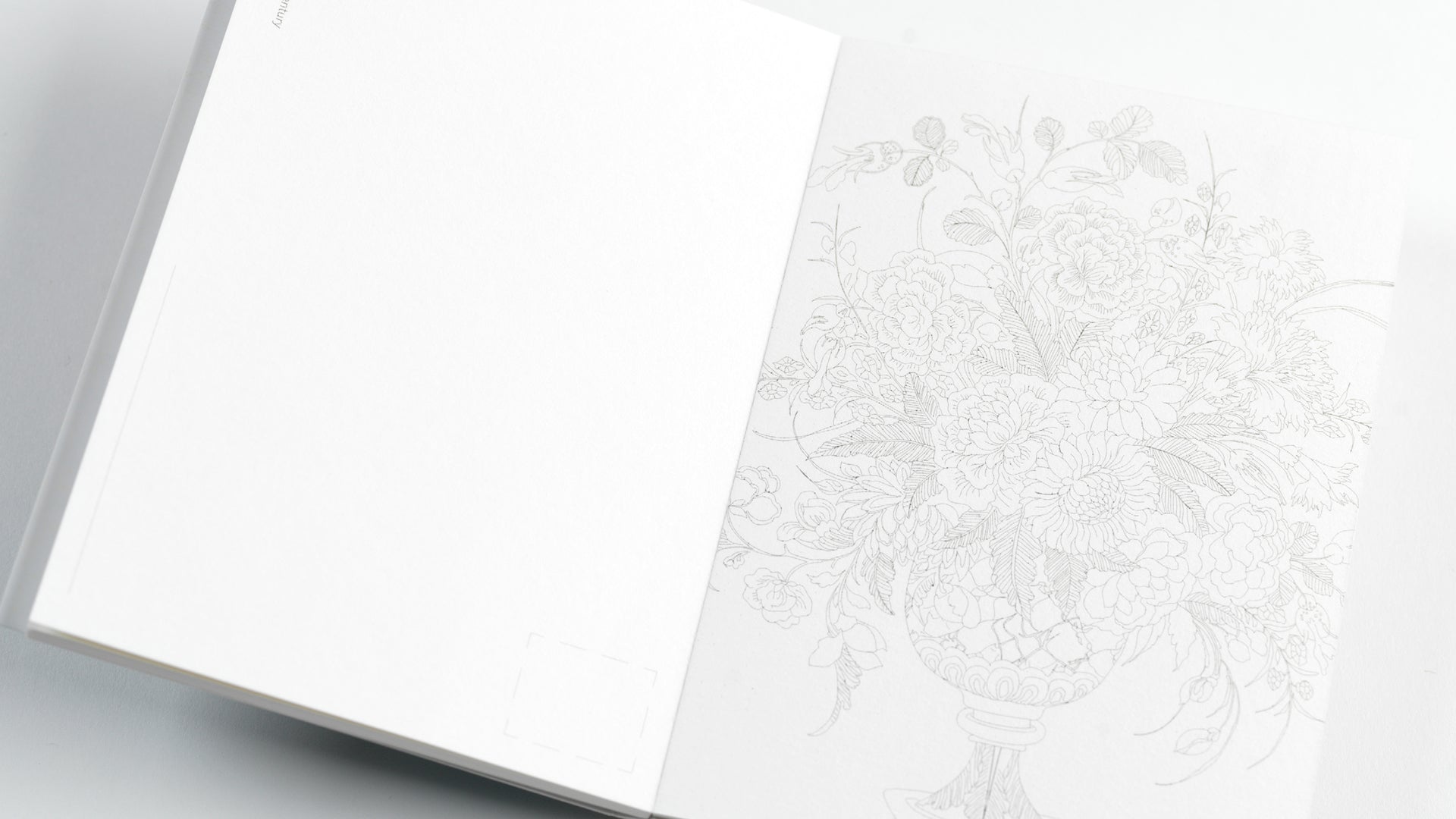 Watercolour Postcard Book - Floral