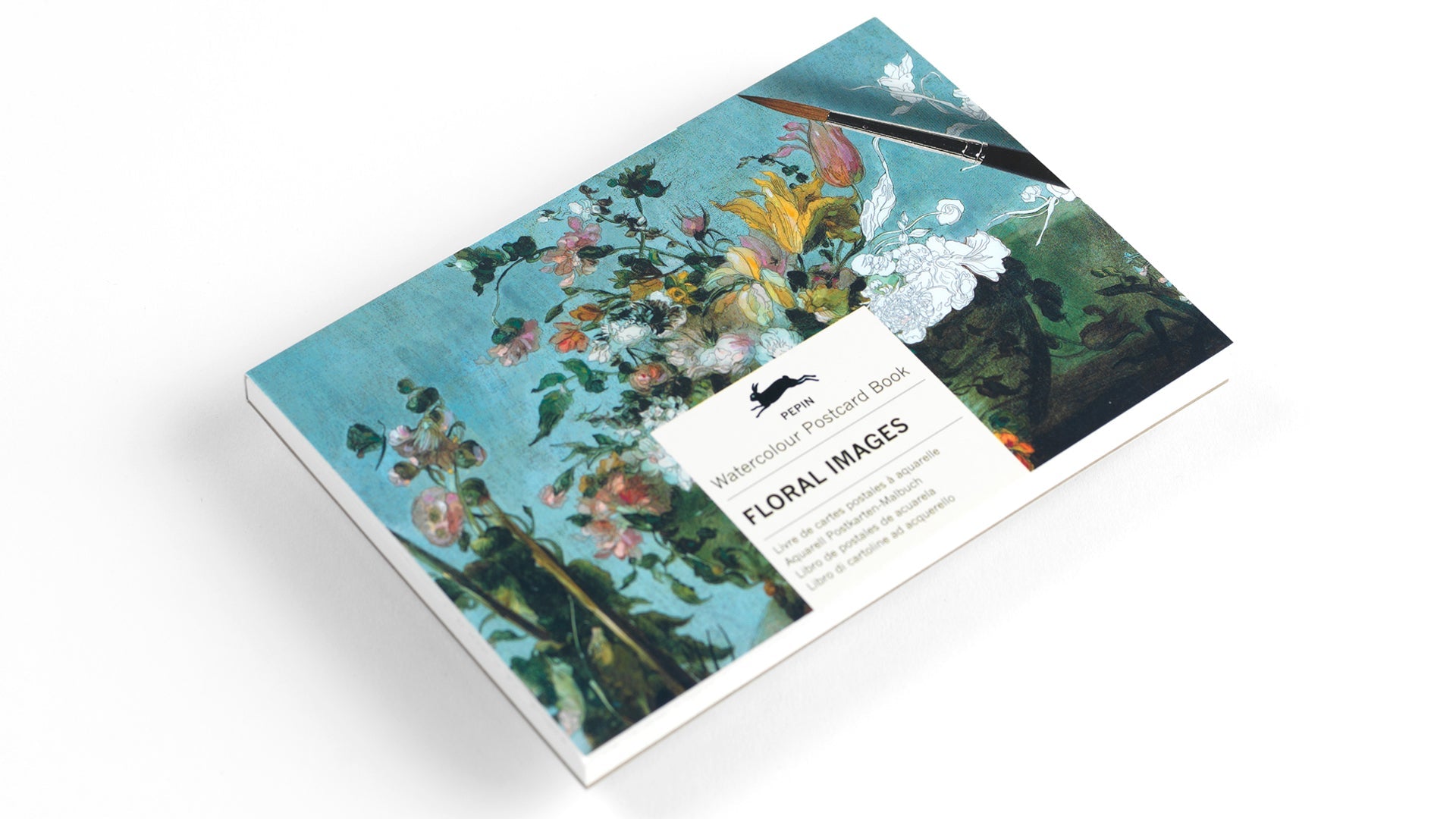 Watercolour Postcard Book - Floral