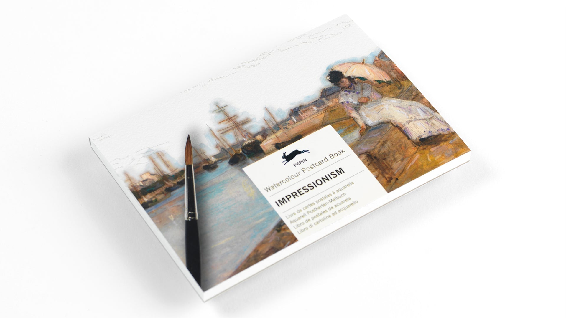 Watercolour Postcard Book - Impressionism