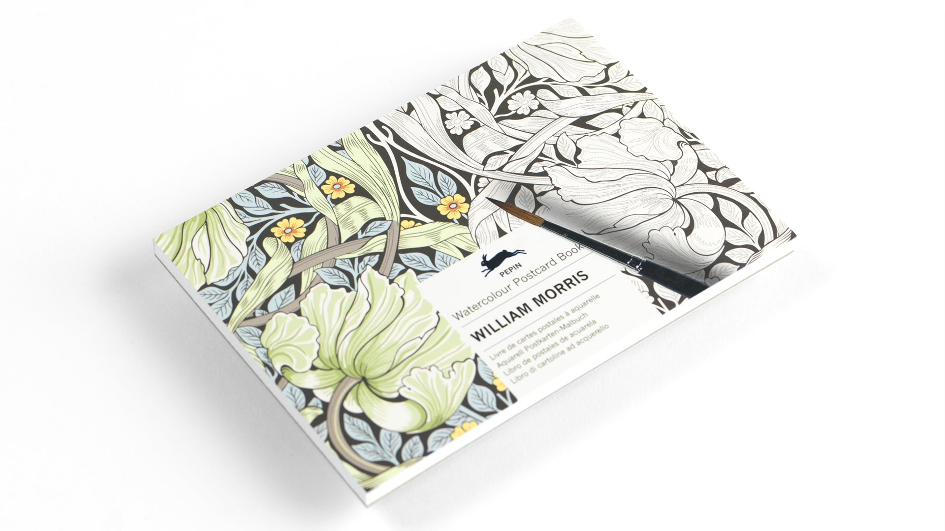 Watercolour Postcard Book - William Morris