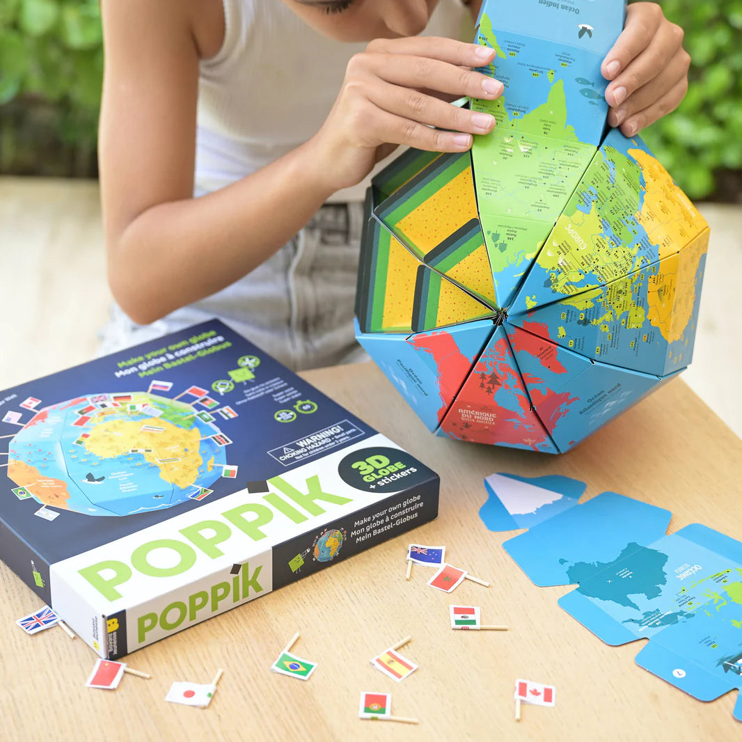 3D Σφαίρα με αυτοκόλλητα - Σημαίες