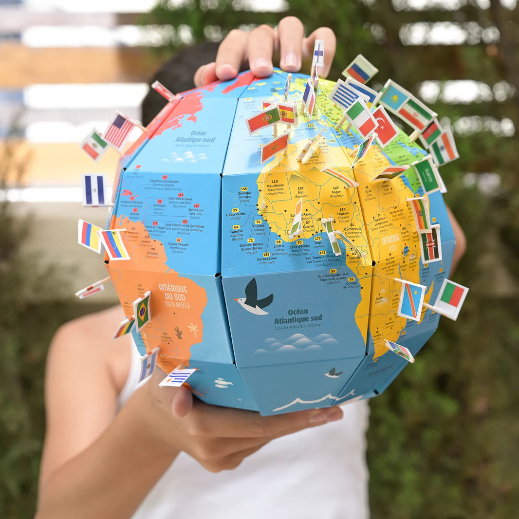 3D Σφαίρα με αυτοκόλλητα - Σημαίες