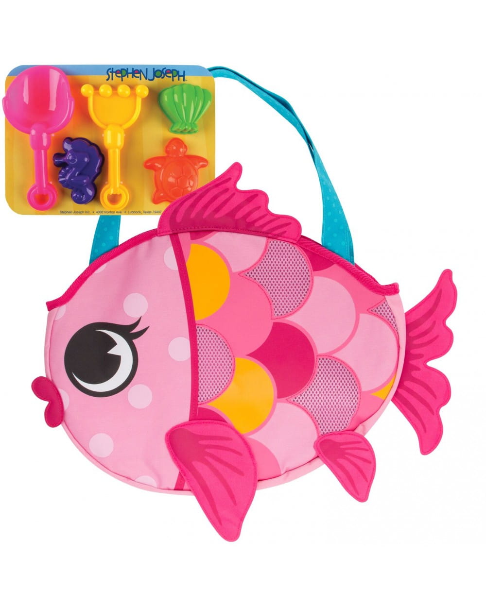 Τσάντα για τη θάλασσα με παιχνίδια "Fish"