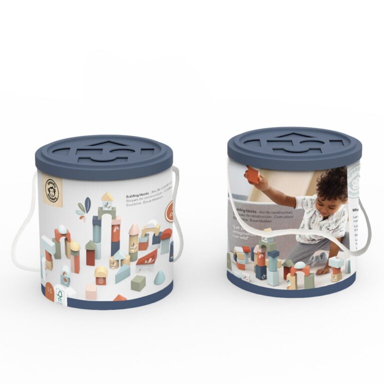 Ξύλινοι κύβοι ταξινόμησης, 50 τεμ.