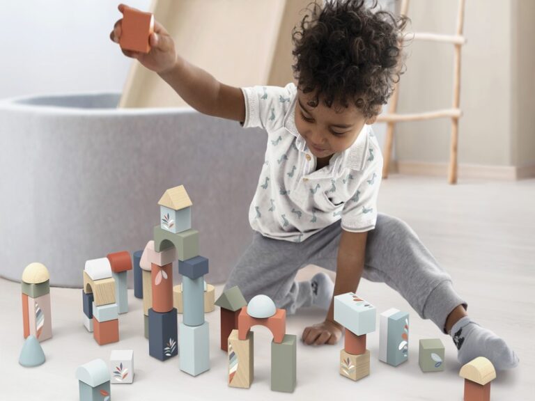 Ξύλινοι κύβοι ταξινόμησης, 50 τεμ.