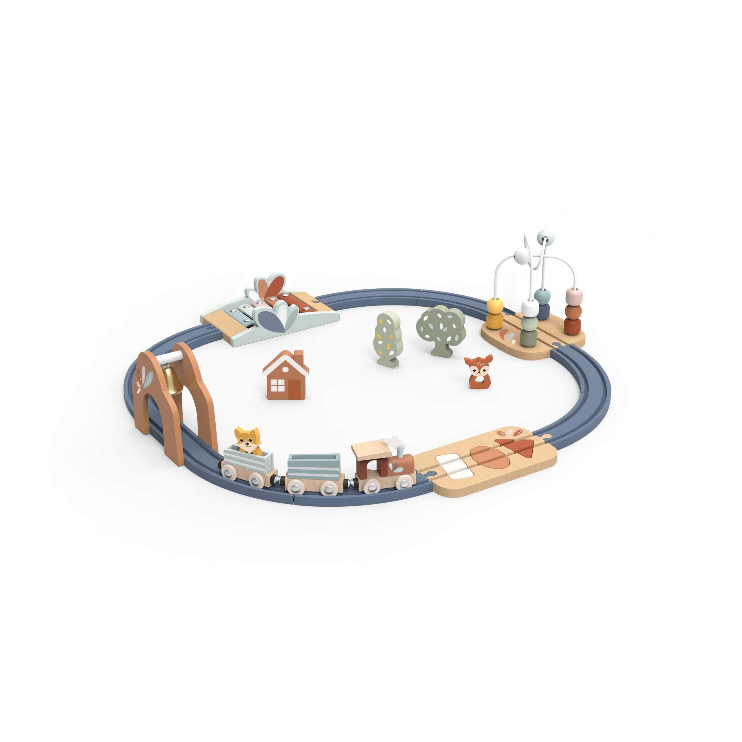 Ξύλινο τρενάκι