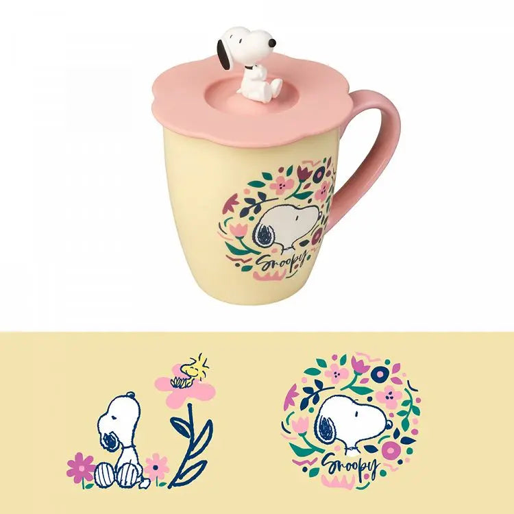 Κούπα κεραμική με καπάκι 350ml - Snoopy