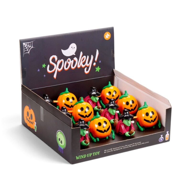 Halloween - Κουρδιστό παιχνίδι με Μάγισσα ή Κολοκύθα