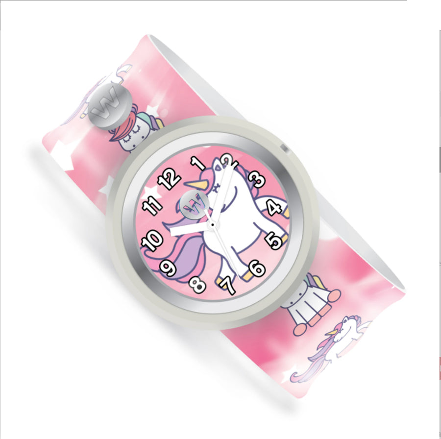 Αναλογικό ρολόϊ χειρός τύπου σλαπ "Unicorn Dreams"