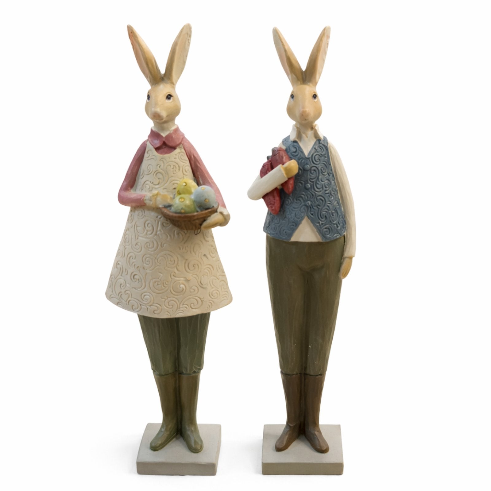 Διακοσμητικές φιγούρες - Λαγός και Λαγουδίνα
