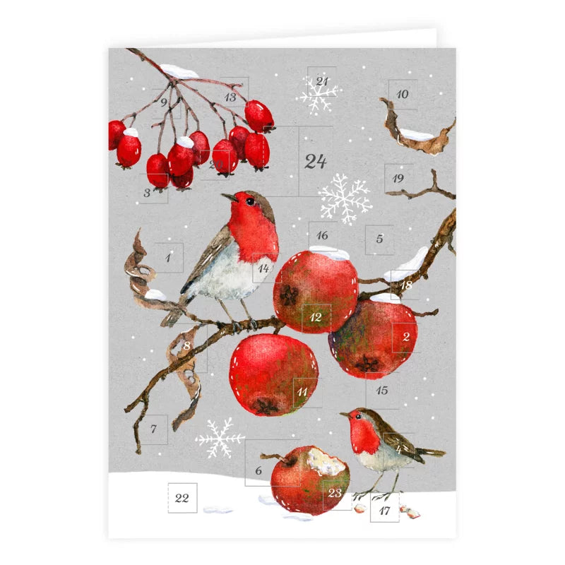 Κάρτα-ημερολόγιο αντίστροφης μέτρησης - Frosty Berries
