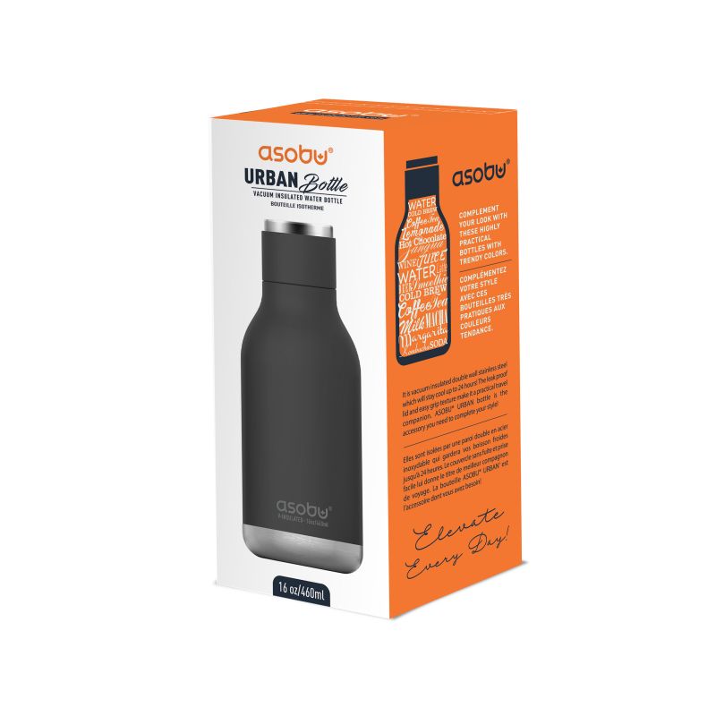 Μπουκάλι-Θερμός Asobu Μαύρο 460ml