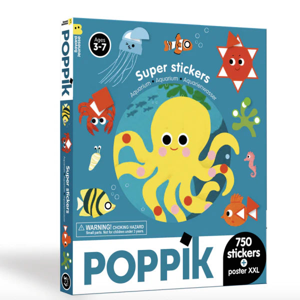 Sticker box με 750 αυτοκόλλητα - Aquarium