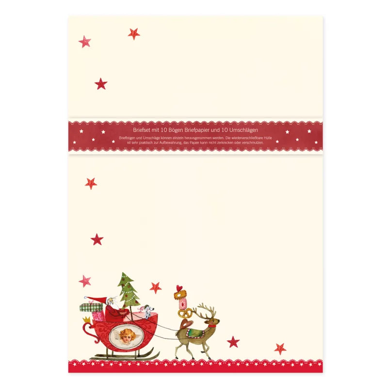 Σετ επιστολών "Χριστουγεννιάτικο έλκηθρο"