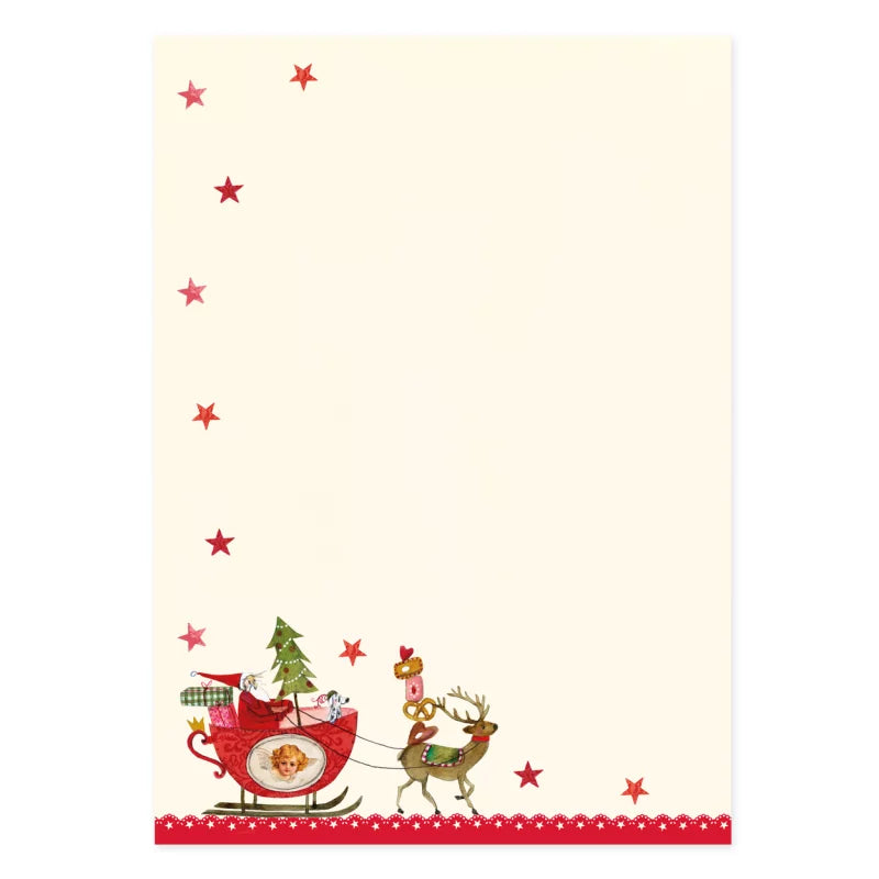 Σετ επιστολών "Χριστουγεννιάτικο έλκηθρο"