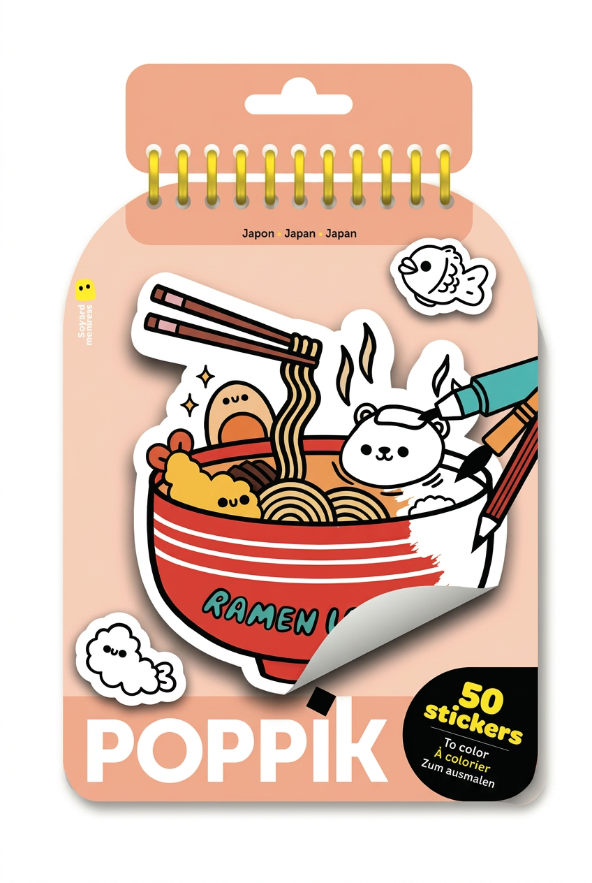 Καθαρισμένη φωτογραφία Colouring Stickers Ιαπωνία