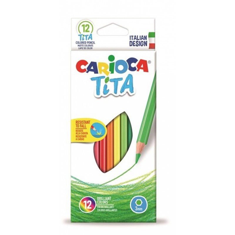 Ξυλομπογιές Carioca Tita 12 χρώματα