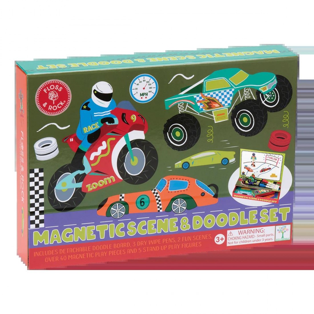 Μαγνητικό παιχνίδι και ζωγραφική "Cars"