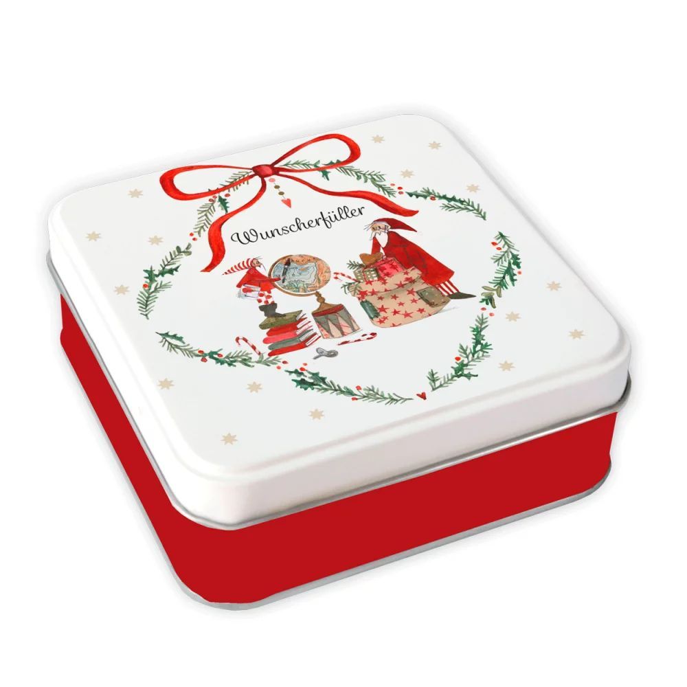 Μικρό μεταλλικό κουτί "Χριστουγεννιάτικο εργαστήριο"