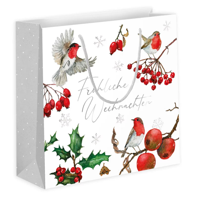 Μεγάλη τσάντα δώρου "Frosty Berries"