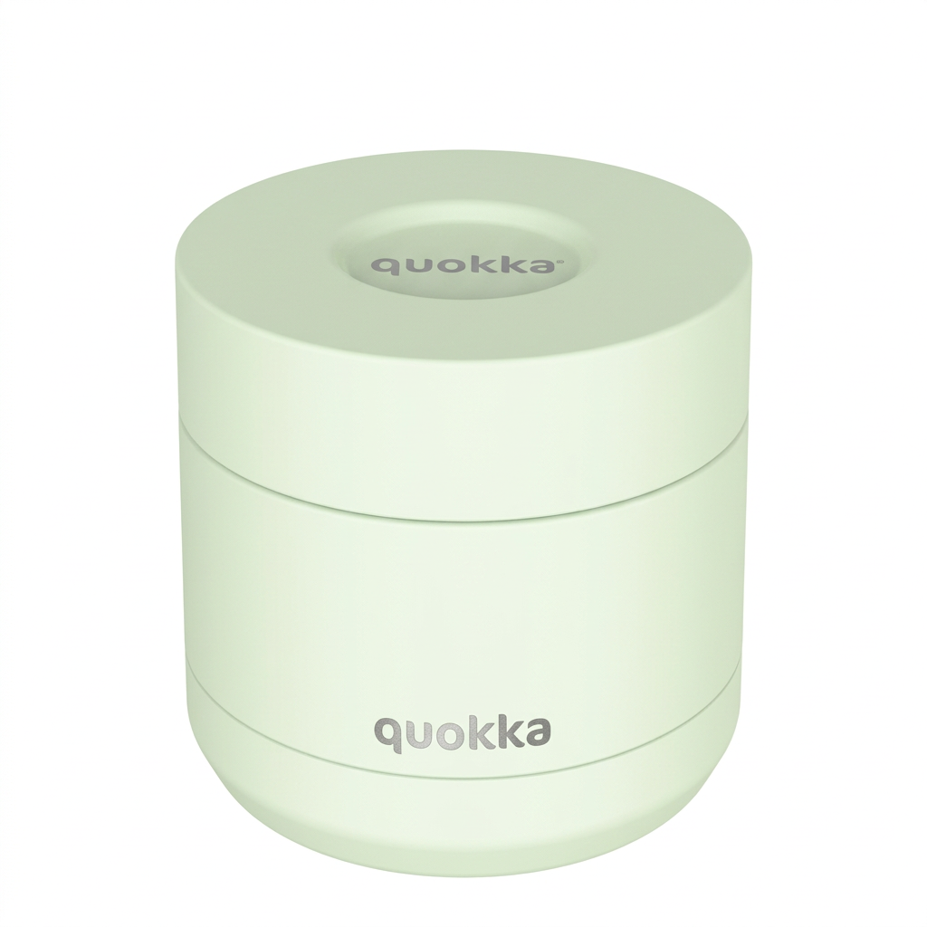 Δοχείο φαγητού θερμός Quokka 360ml πράσινο παστέλ