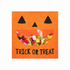 Πορτοκαλί τσάντα Halloween με σχέδιο κολοκύθας