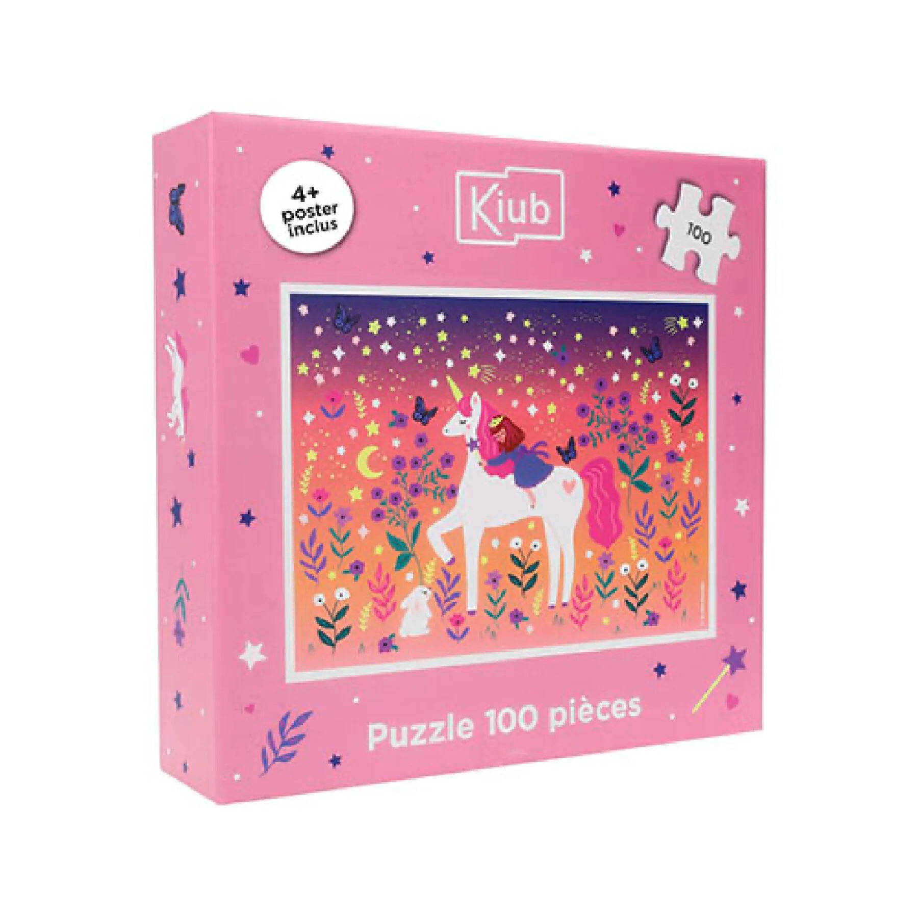 Παζλ 100 τμχ. σε κουτί Unicorn