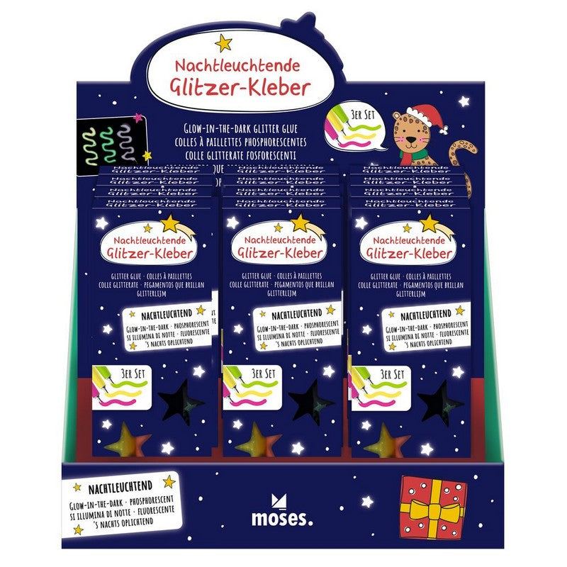 Κόλλα με glitter σε σετ 3 τεμαχίων