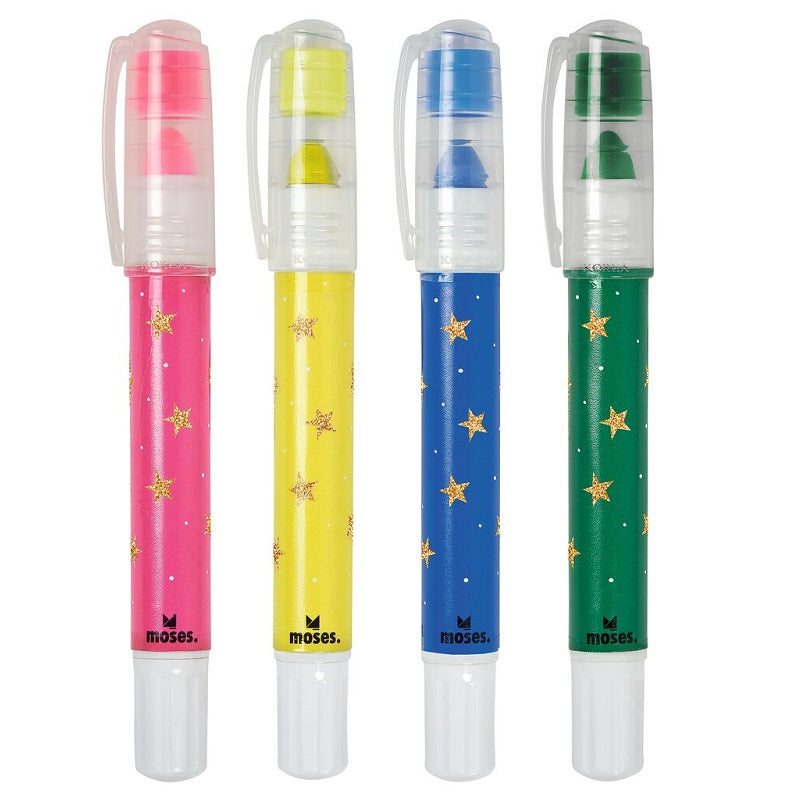 4 μεταλλικές κηρομπογιές σε σετ