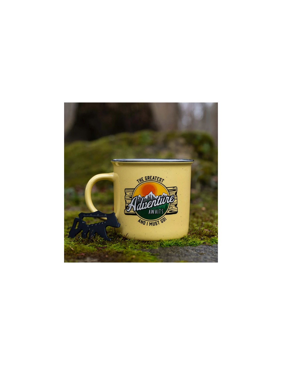 Κεραμική κούπα για κάμπινγκ με πολυεργαλείο, Adventure