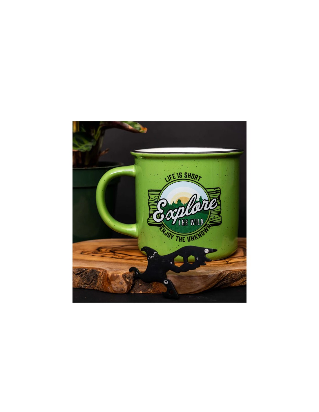 Κεραμική κούπα για κάμπινγκ με πολυεργαλείο, Explore