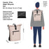 Σακίδιο πλάτης New Rebels Mart New York, Pink Rolltop