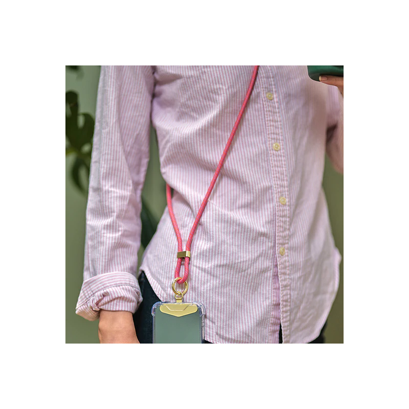 Ρυθμιζόμενη θήκη κινητού τηλεφώνου ροζ