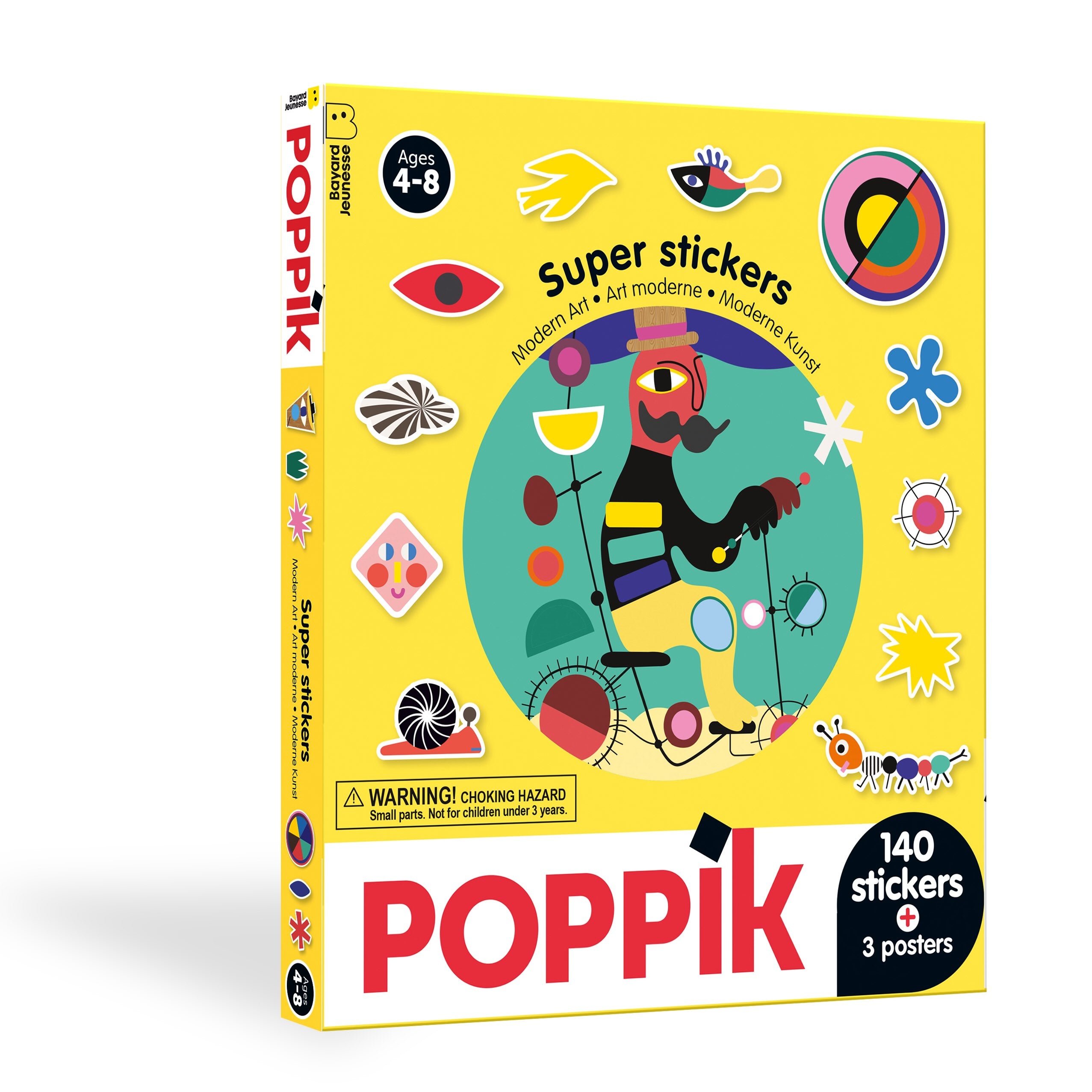 Sticker box με 140 αυτοκόλλητα - Modern Art
