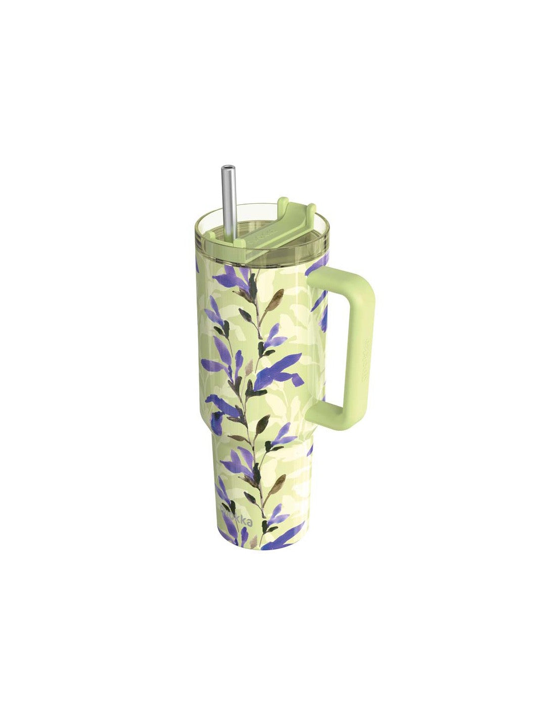 Μπουκάλι θερμός με καλαμάκι και λαβή 1200ml "Matcha XL"