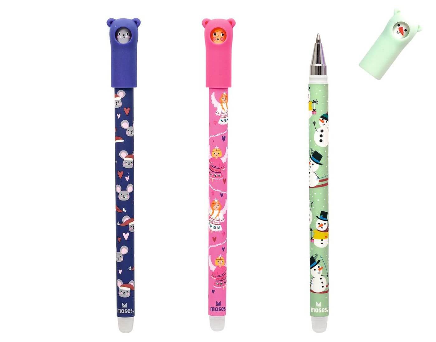 Στυλό που σβήνει με χριστουγεννιάτικα σχέδια