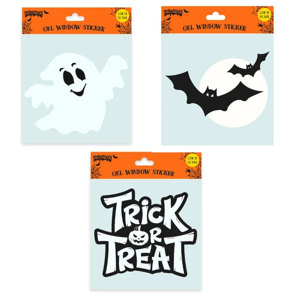 Halloween - Αυτοκόλλητο για παράθυρο σε 3 σχέδια